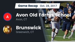 Recap: Avon Old Farms School vs. Brunswick  2017