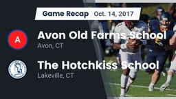 Recap: Avon Old Farms School vs. The Hotchkiss School 2017