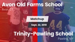 Matchup: Avon Old Farms vs. Trinity-Pawling School 2018
