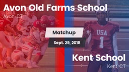 Matchup: Avon Old Farms vs. Kent School  2018