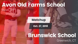 Matchup: Avon Old Farms vs. Brunswick School 2018