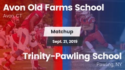 Matchup: Avon Old Farms vs. Trinity-Pawling School 2019