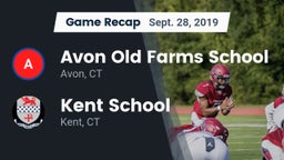 Recap: Avon Old Farms School vs. Kent School  2019