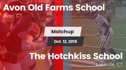 Matchup: Avon Old Farms vs. The Hotchkiss School 2019