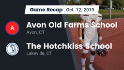 Recap: Avon Old Farms School vs. The Hotchkiss School 2019