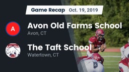 Recap: Avon Old Farms School vs. The Taft School 2019