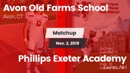 Matchup: Avon Old Farms vs. Phillips Exeter Academy  2019