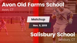 Matchup: Avon Old Farms vs. Salisbury School  2019