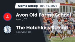 Recap: Avon Old Farms School vs. The Hotchkiss School 2021