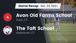 Recap: Avon Old Farms School vs. The Taft School 2021
