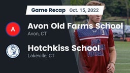 Recap: Avon Old Farms School vs. Hotchkiss School 2022