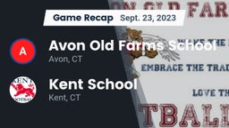 Recap: Avon Old Farms School vs. Kent School 2023