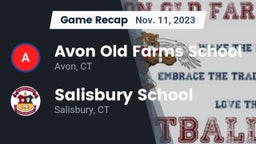 Recap: Avon Old Farms School vs. Salisbury School 2023