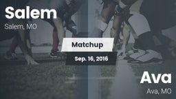 Matchup: Salem vs. Ava  2016