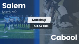 Matchup: Salem vs. Cabool  2016