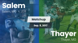 Matchup: Salem vs. Thayer  2017