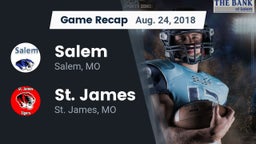 Recap: Salem  vs. St. James  2018