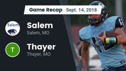 Recap: Salem  vs. Thayer  2018