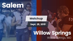 Matchup: Salem vs. Willow Springs  2018