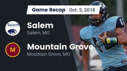 Recap: Salem  vs. Mountain Grove  2018