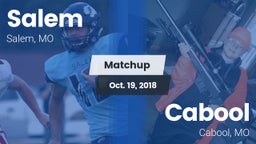 Matchup: Salem vs. Cabool  2018