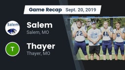 Recap: Salem  vs. Thayer  2019