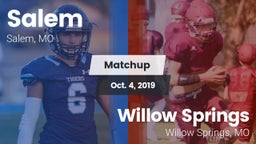 Matchup: Salem vs. Willow Springs  2019