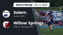Recap: Salem  vs. Willow Springs  2020