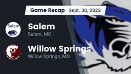 Recap: Salem  vs. Willow Springs  2022