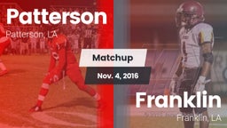 Matchup: Patterson vs. Franklin  2016