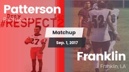 Matchup: Patterson vs. Franklin  2017