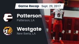 Recap: Patterson  vs. Westgate  2017