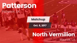 Matchup: Patterson vs. North Vermilion  2017