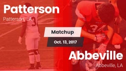 Matchup: Patterson vs. Abbeville  2017