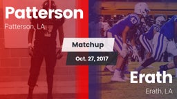 Matchup: Patterson vs. Erath  2017
