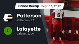 Recap: Patterson  vs. Lafayette  2017