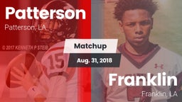 Matchup: Patterson vs. Franklin  2018