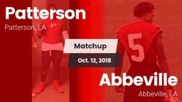 Matchup: Patterson vs. Abbeville  2018