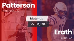 Matchup: Patterson vs. Erath  2018