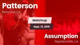 Matchup: Patterson vs. Assumption  2019