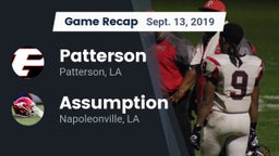 Recap: Patterson  vs. Assumption  2019