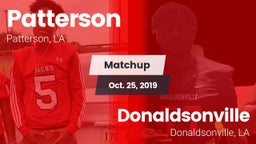Matchup: Patterson vs. Donaldsonville  2019