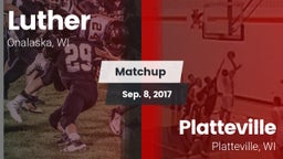 Matchup: Luther vs. Platteville  2017