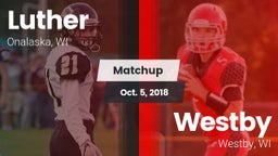 Matchup: Luther vs. Westby  2018