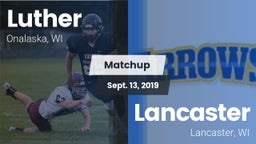 Matchup: Luther vs. Lancaster  2019