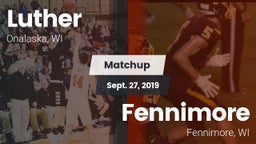 Matchup: Luther vs. Fennimore  2019