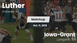 Matchup: Luther vs. Iowa-Grant  2019