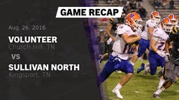 Recap: Volunteer  vs. Sullivan North  2016