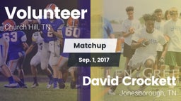 Matchup: Volunteer vs. David Crockett  2017