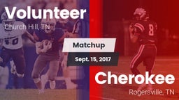 Matchup: Volunteer vs. Cherokee  2017